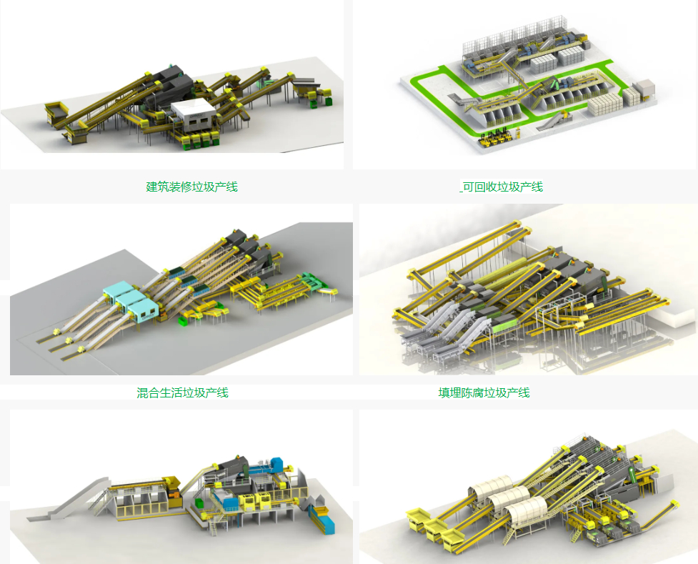 หกโซลูชั่นการคัดแยกขยะมูลฝอยของ Qinglv Environmental